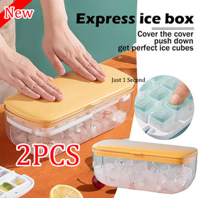 Premium Duo Ice Cube Tray Set: Perfect Chill Every Time!