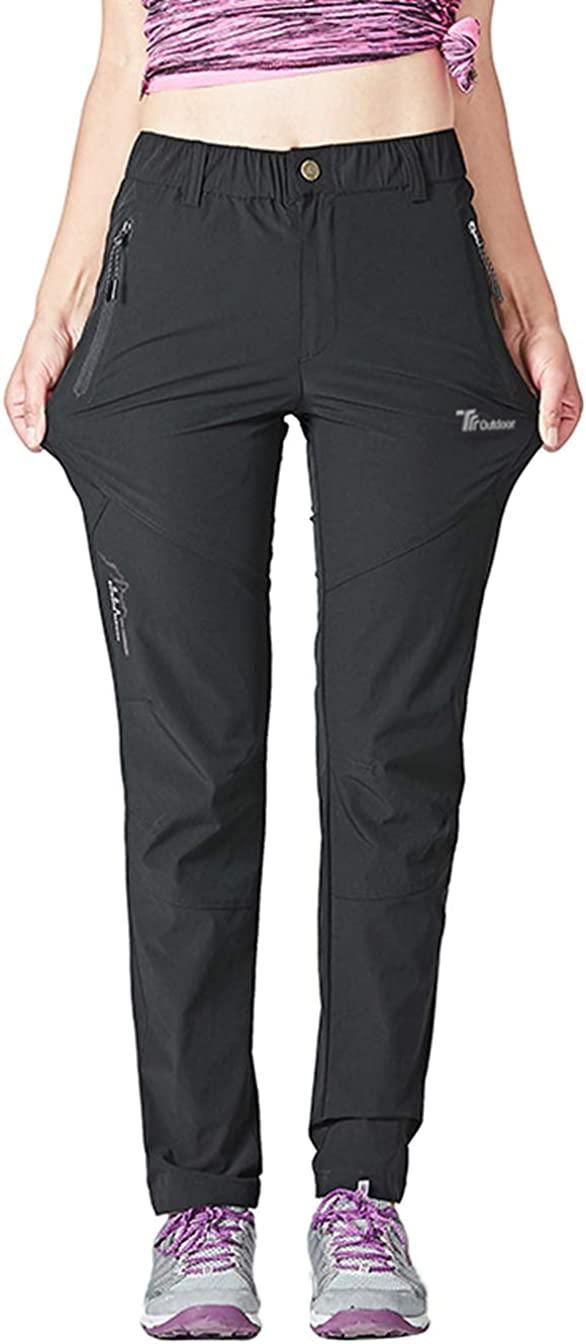 YSENTO Womens Outdoor Walking Hiking Trousers Lightweight Quick Dry Wa FIELSEN