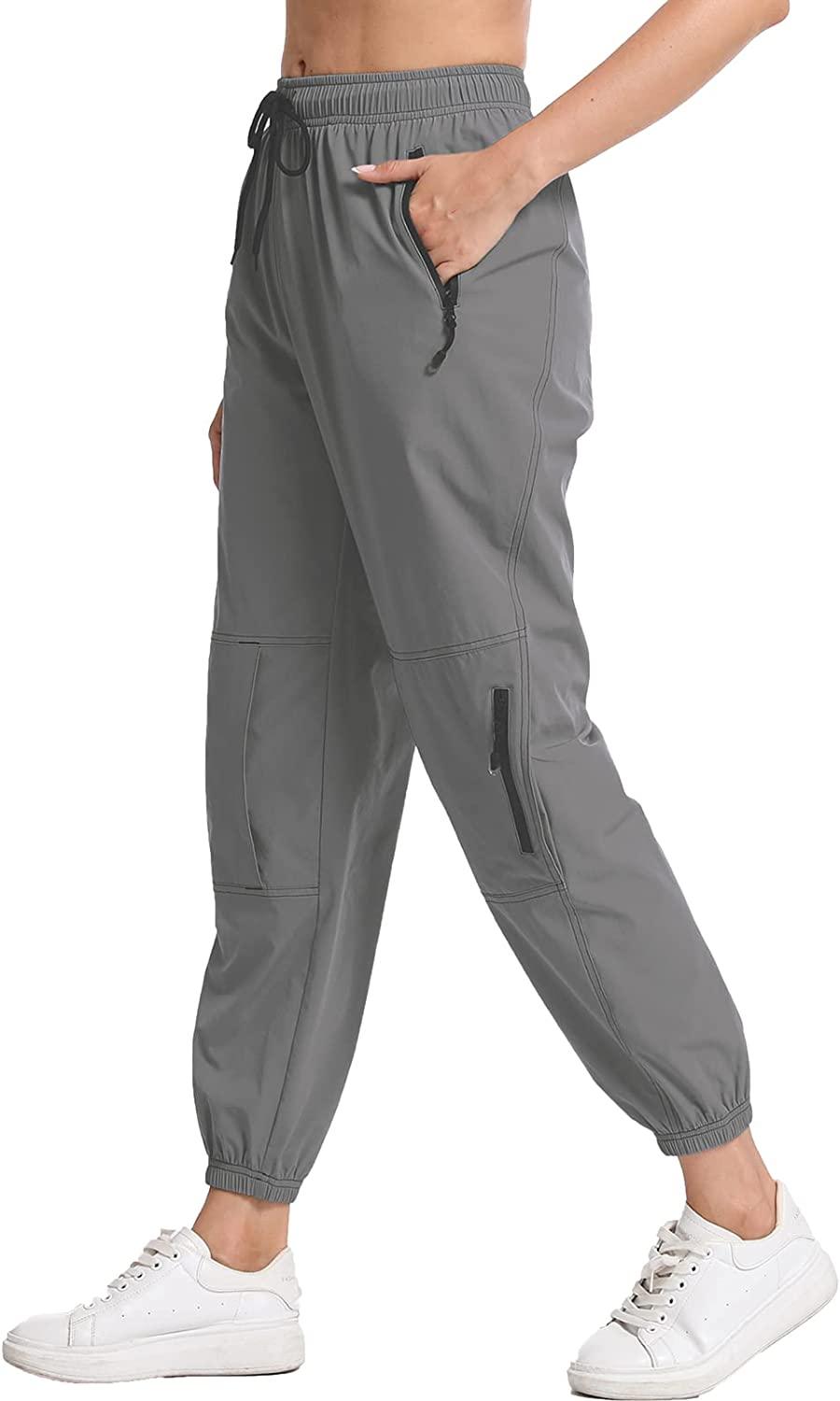 StaySlim Women's Waterproof Trousers - Lightweight Zip Off Hiking Pants  with UV Protection & Zip Pockets