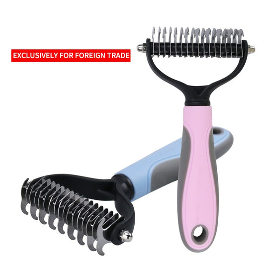 Effortless Shedding Solution: Dehairing Pet Brush - Say Goodbye to Pet Hair with Ease!